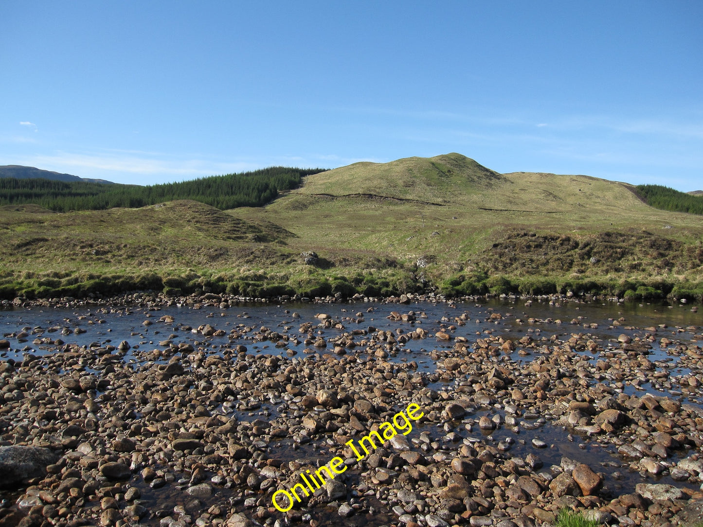 Photo 12x8 Abhainn Shira Looking south from Clashgour road. c2010
