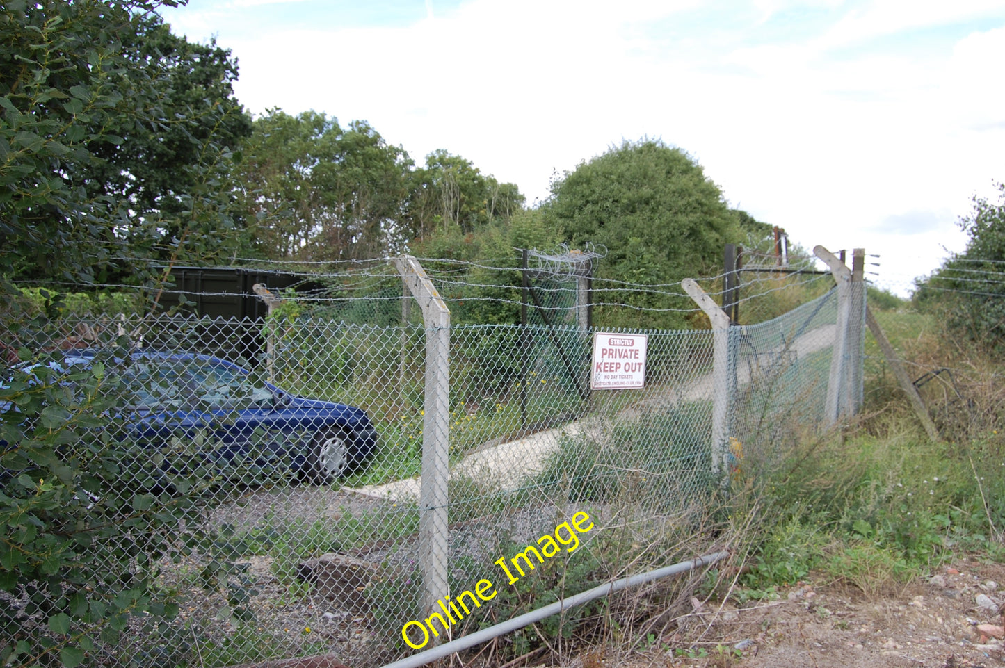 Photo 6x4 Shotgate Angling Club Wickford Fishing rights to the reservoir c2010