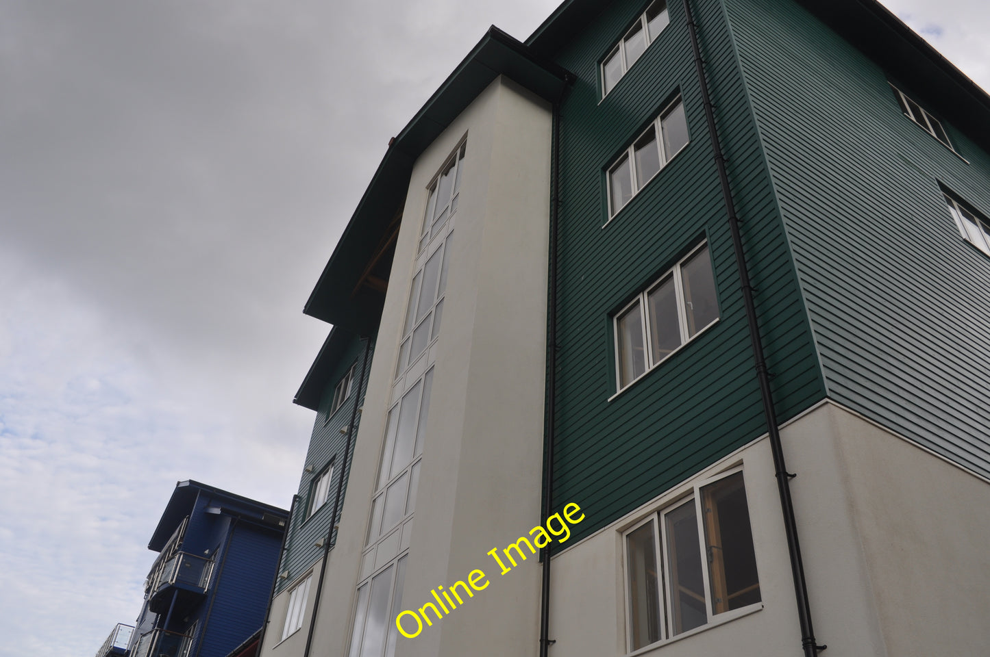 Photo 6x4 Exmouth : Marina Apartments The apartments circle the marina, a c2010