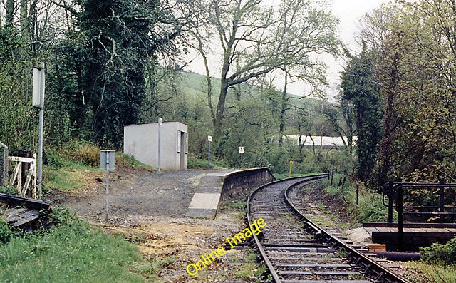 Photo 6x4 Causeland Halt St Keyne View northward, towards Liskeard; ex-Gr c1987