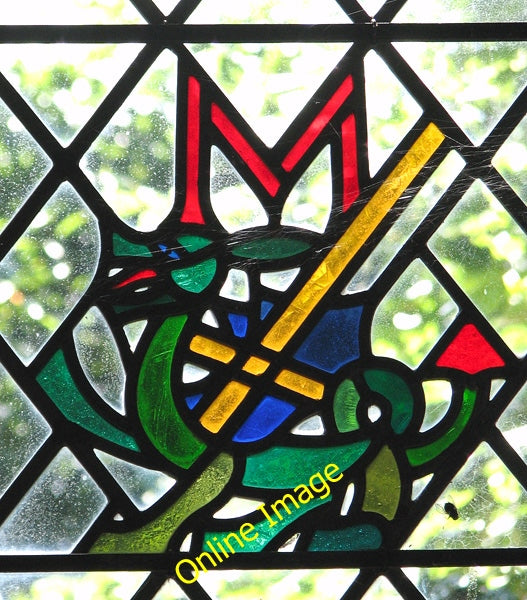 Photo 6x4 Holy Trinity church in Hempton - modern stained glass Fakenham c2010