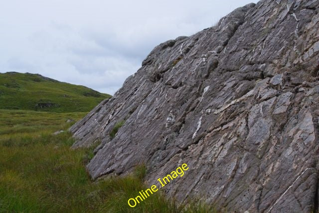 Photo 6x4 Unusual rock formation below Monadh Rahuaidh Am Biod This rock c2010