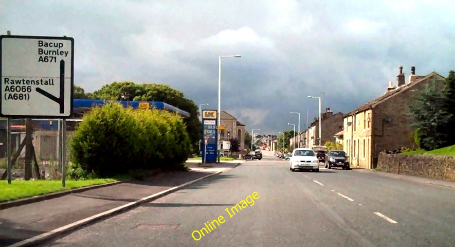 Photo 6x4 A671 Rochdale Road Bacup As it approaches Britannia, the A671 b c2010