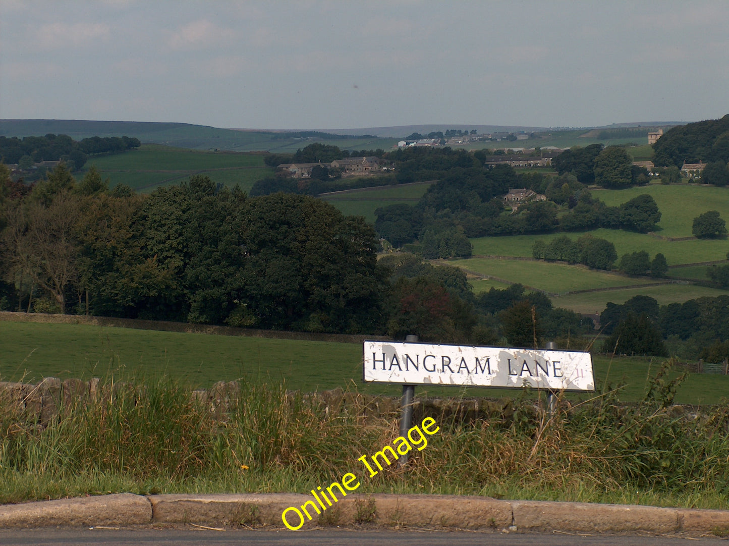 Photo 6x4 Hangram Lane junction with Ringinglow Road c2010