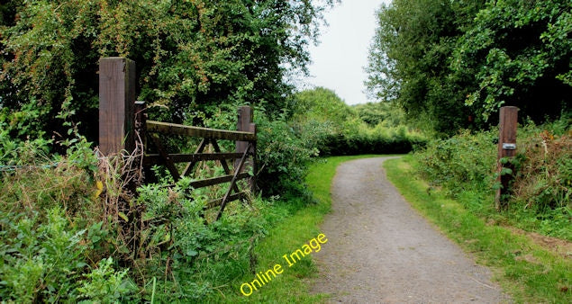 Photo 6x4 Gate and path, Lagan Meadows, Belfast Windsor\/J3270 The path i c2010