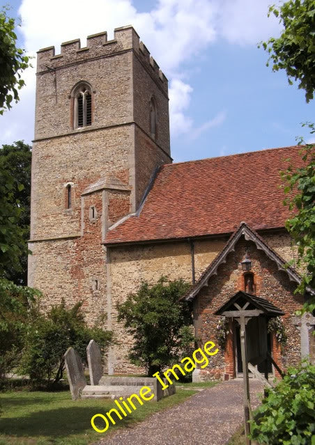 Photo 6x4 St Mary the Virgin Church, Elsenham, Essex Gaunt's End c2009