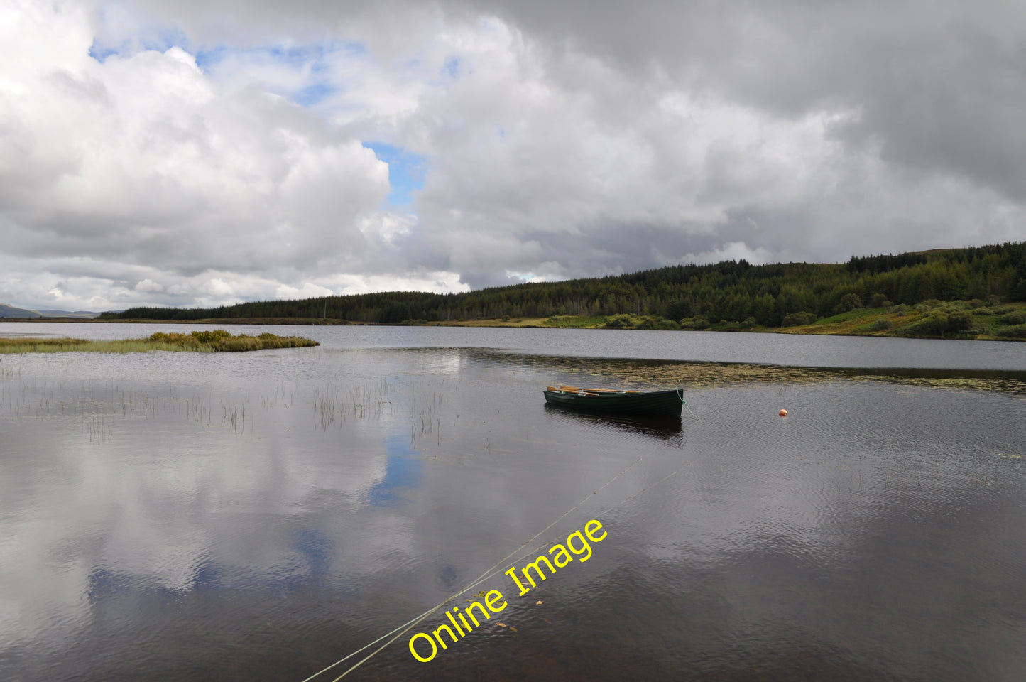 Photo 6x4 Boat on a still loch Tobermory c2010