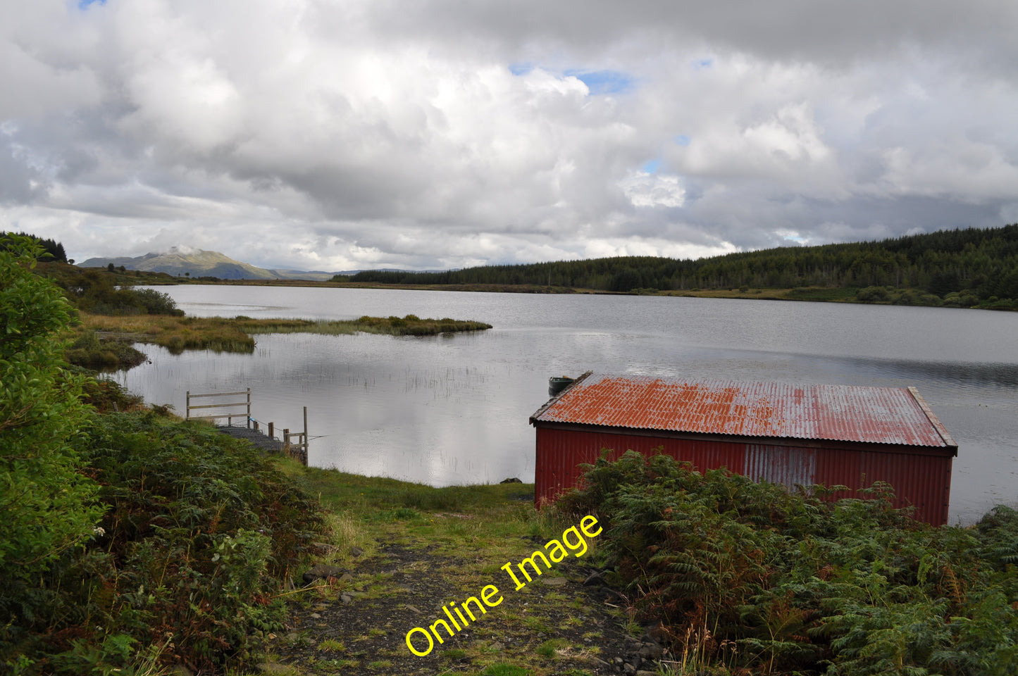 Photo 6x4 Boat shed on the loch Tobermory c2010