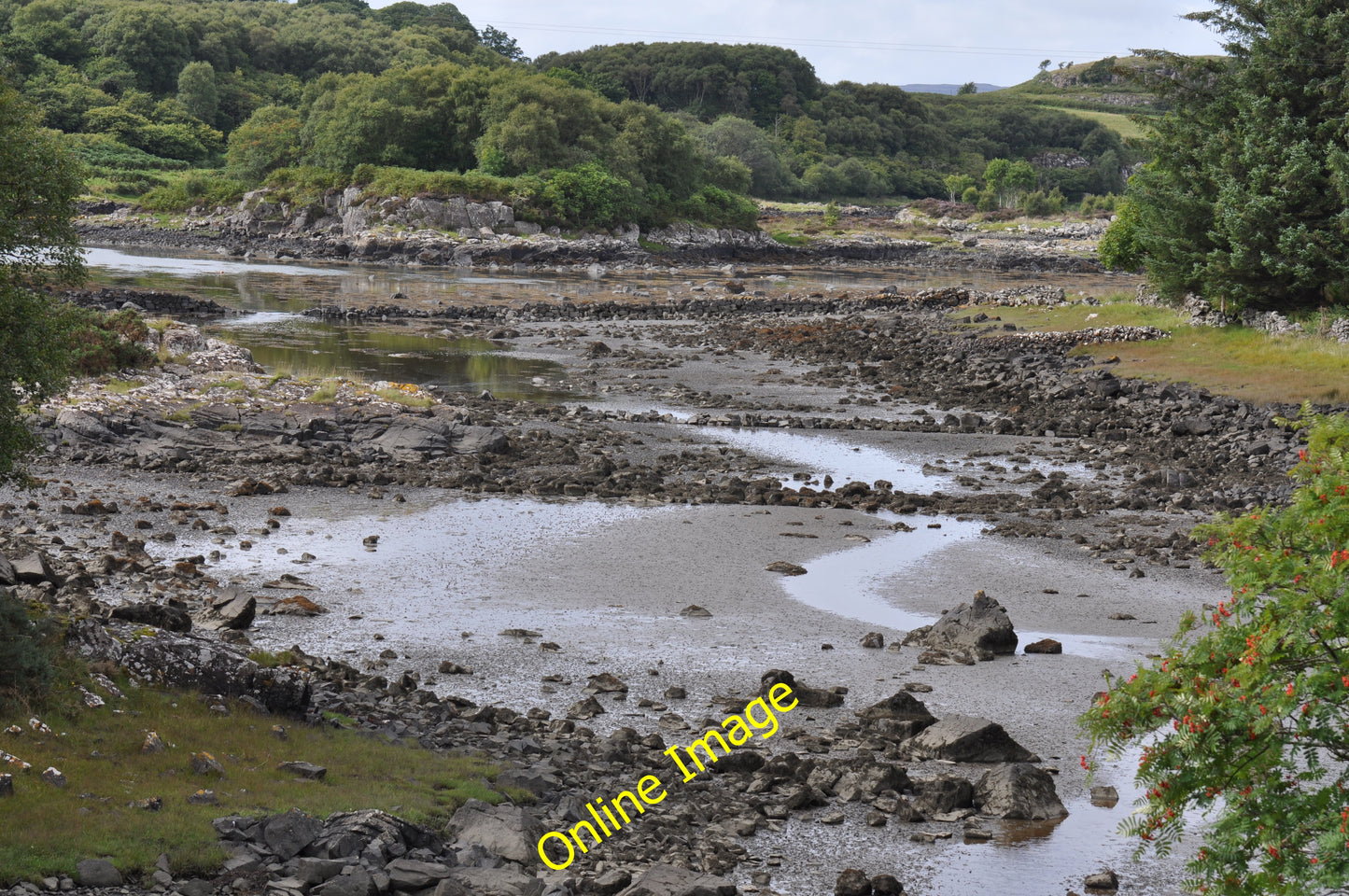 Photo 6x4 River scene Sound of Ulva c2010