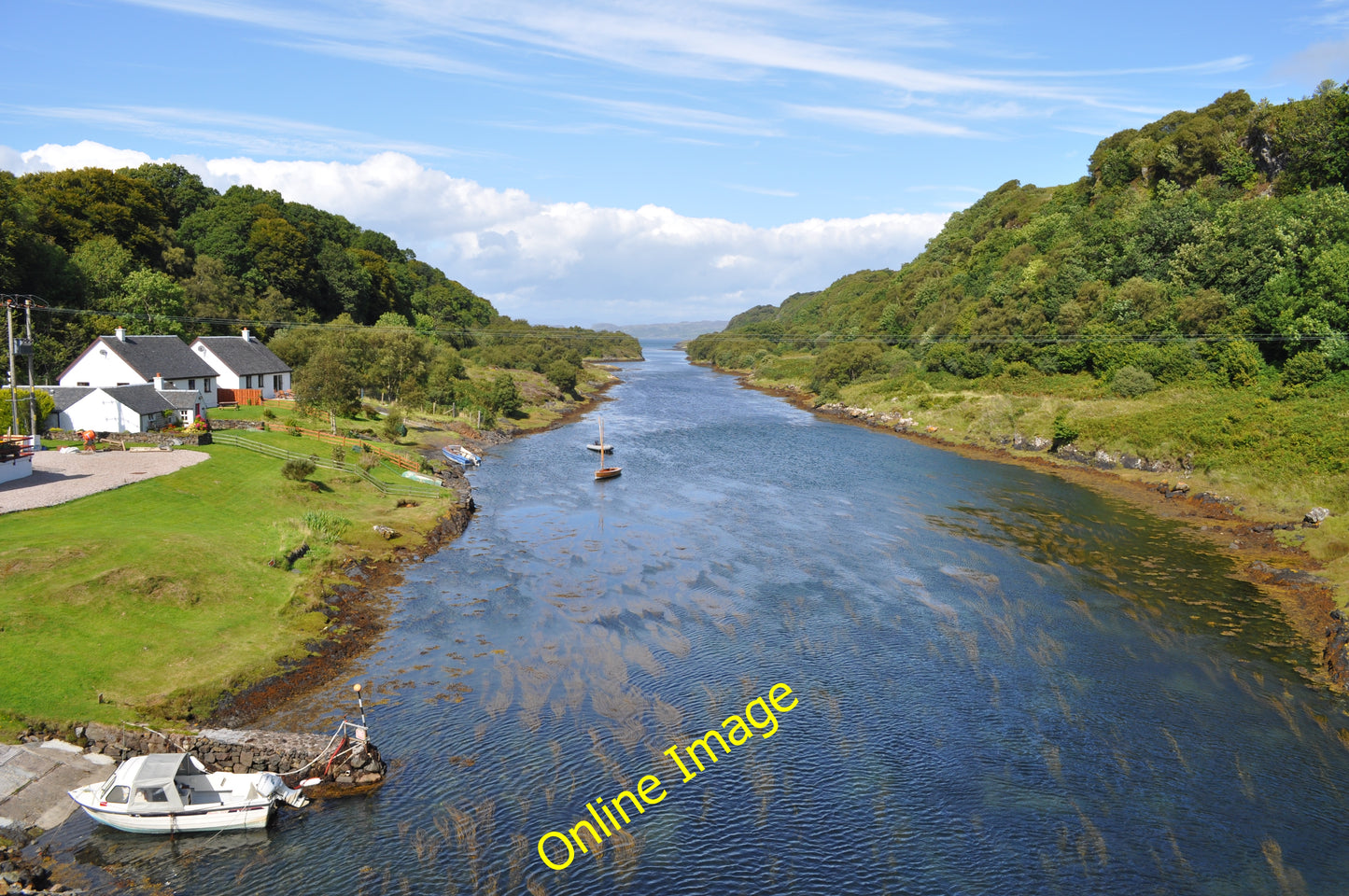 Photo 6x4 View from Clachan bridge Clachan-Seil c2010