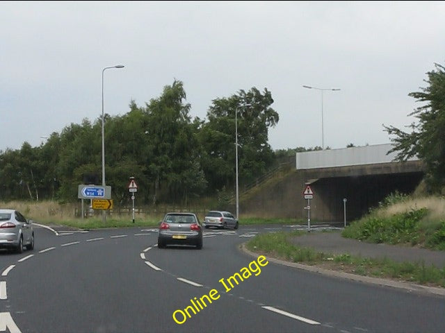 Photo 6x4 A449 roundabout, M54 junction 2 Coven Heath c2010