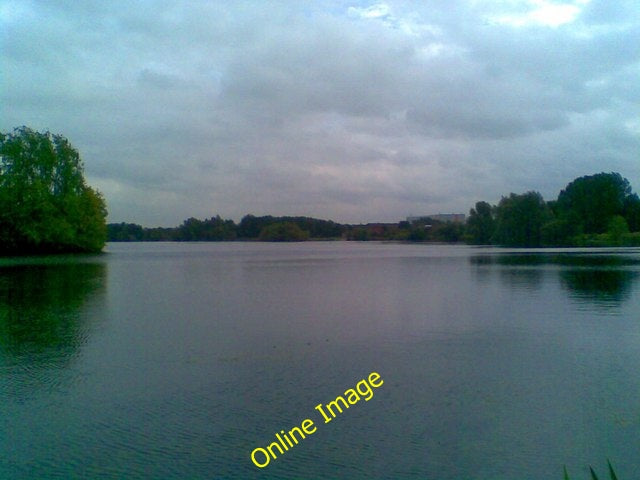 Photo 6x4 Nene Valley Northampton\/SP7561 A lake in the Nene Valley. Was c2010