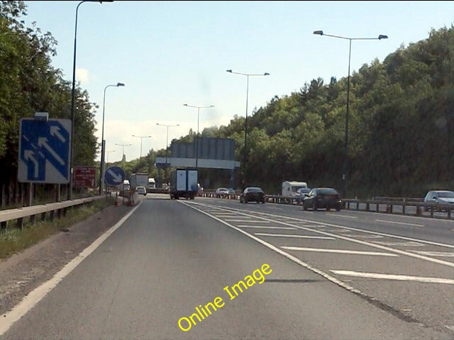 Photo 6x4 M4 Motorway - joining eastbound at junction 24 Coldra The slip c2010