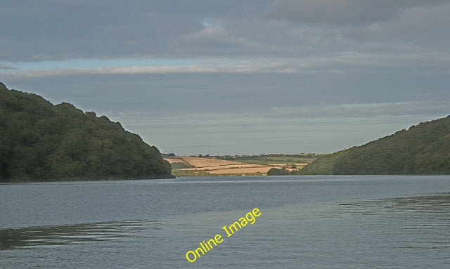 Photo 6x4 Looking up the River Fal towards Ardevora Lamorran Evening sun c2010