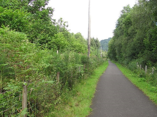 Photo 6x4 Strathendrick and Aberfoyle Railway Shannochill The railway clo c2010