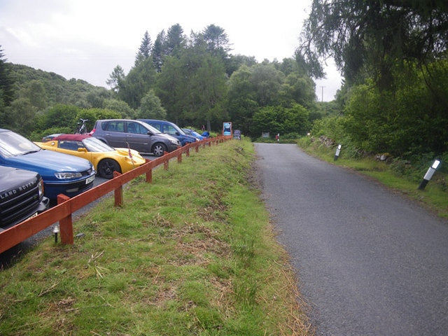 Photo 6x4 Car park near the Penmore Mill junction Dervaig Photographer is c2010