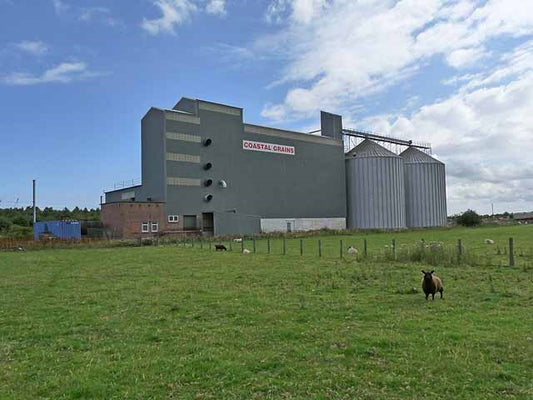 Photo 6x4 Grain silos at Belford Station Belford\/NU1033 These giant silo c2010