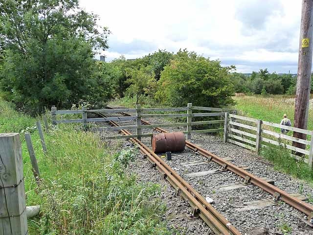 Photo 6x4 Railway to nowhere Belford\/NU1033 Although the tracks are stil c2010