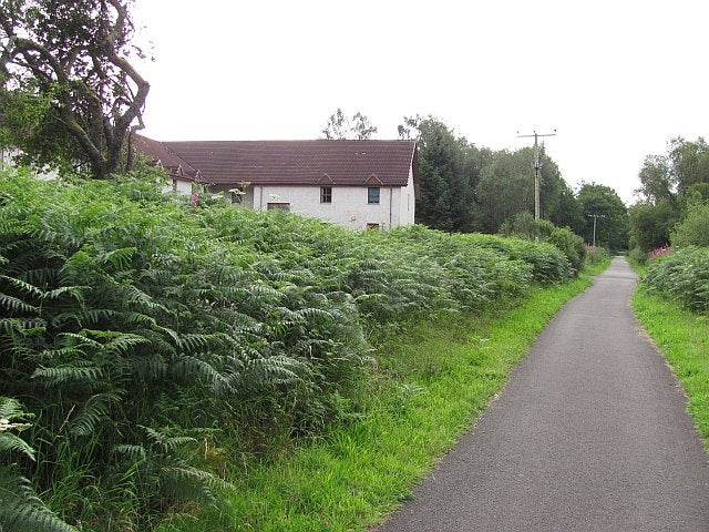 Photo 6x4 Strathendrick and Aberfoyle Railway The trackbed of the Strathe c2010