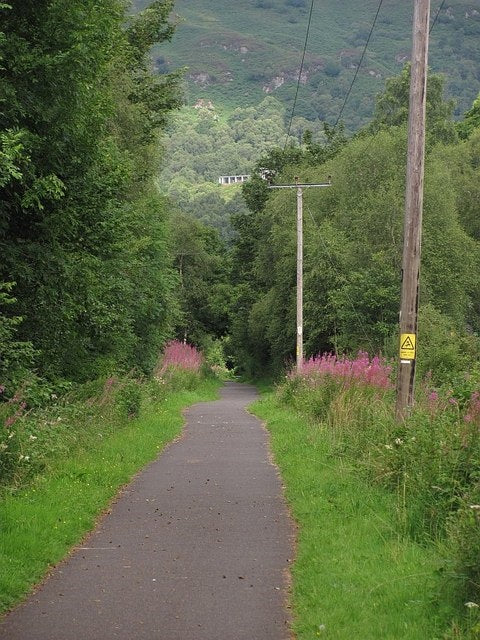 Photo 6x4 Strathendrick and Aberfoyle Railway The trackbed is now used as c2010