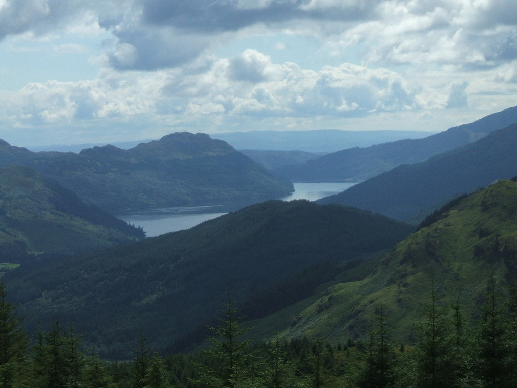 Photo 6x4 Cioch Mhor Cairndow Looking over the forestry on Cioch Mhor tow c2010