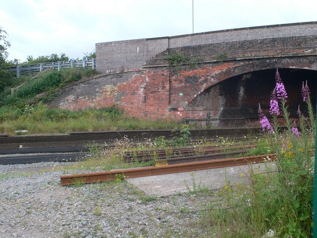 Photo 6x4 Railway bridge at Calveley The bridge carries the A51. On the o c2010