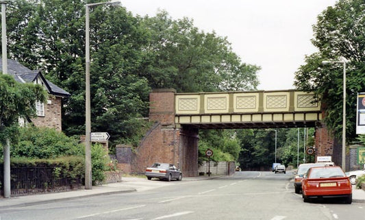 Photo 6x4 Site of Cheadle (LNW) Station Cheadle\/SJ8688 View southward, t c1992