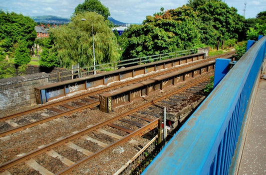 Photo 6x4 Railway bridge, Balmoral, Belfast Windsor\/J3270 The bridge, ac c2010