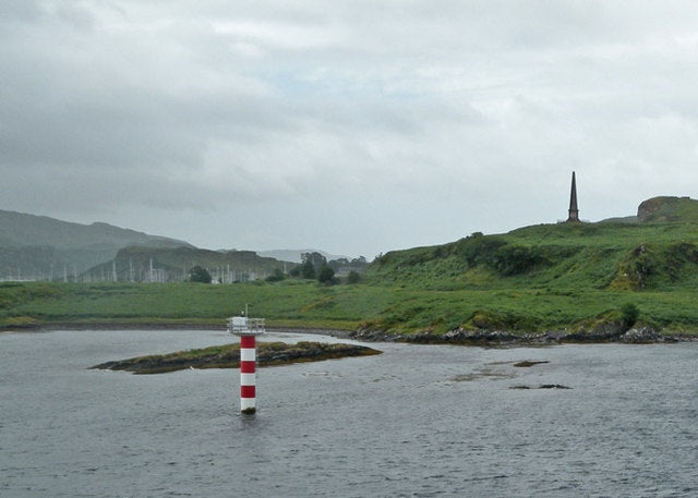 Photo 6x4 Kerrera with Hutcheson's Monument Oban\/NM8630 Photographer is  c2010