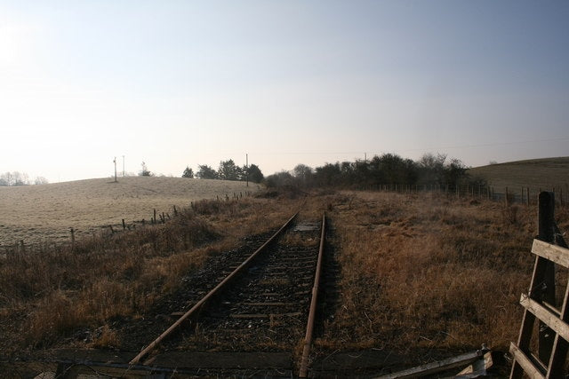 Photo 6x4 Railway Line near Nobber Co. Meath (1) Ballynee A section of di c2010