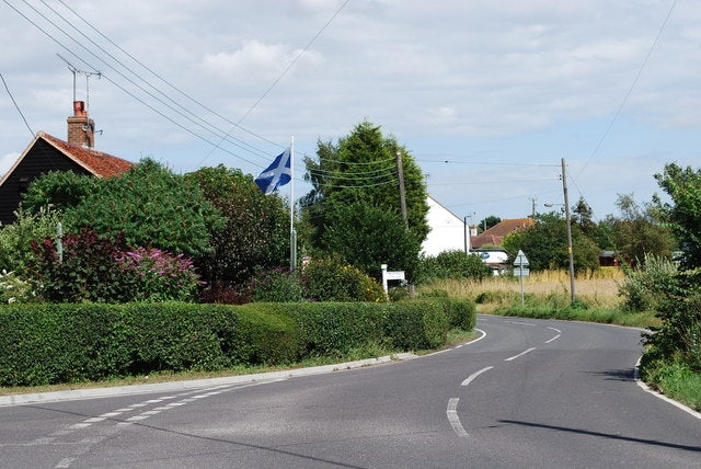 Photo 6x4 Scotch Corner Stonebridge\/TQ9188 The sight of this flag flying c2010