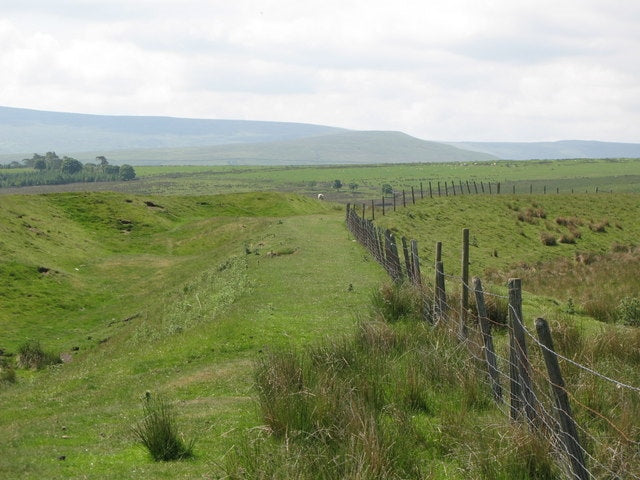 Photo 6x4 Trackbed of the former Rookhope-Westgate railway at High Bishop c2010