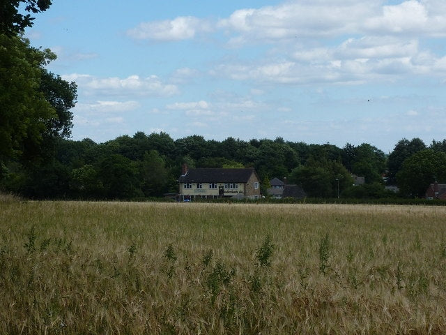 Photo 6x4 Woodthorpe Inn, seen across a field Clay Cross  c2010
