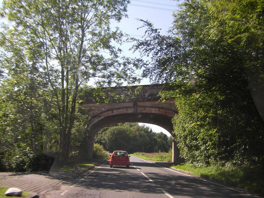 Photo 6x4 Railway Bridge over the B743, Failford  c2010