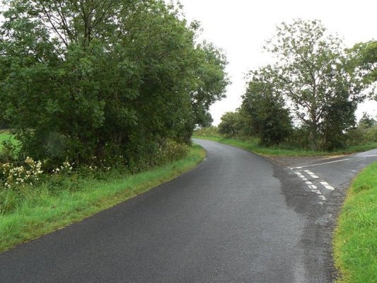 Photo 6x4 Road fork Newtyle\/NO2941 Near Newbigging. c2010