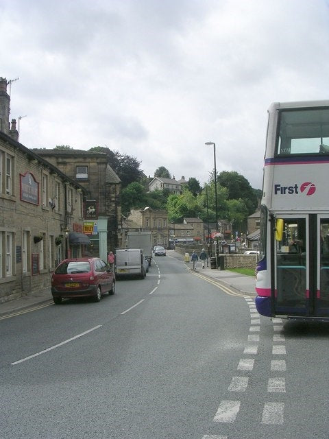 Photo 6x4 Town Gate - viewed from  Station Road Holmfirth  c2010