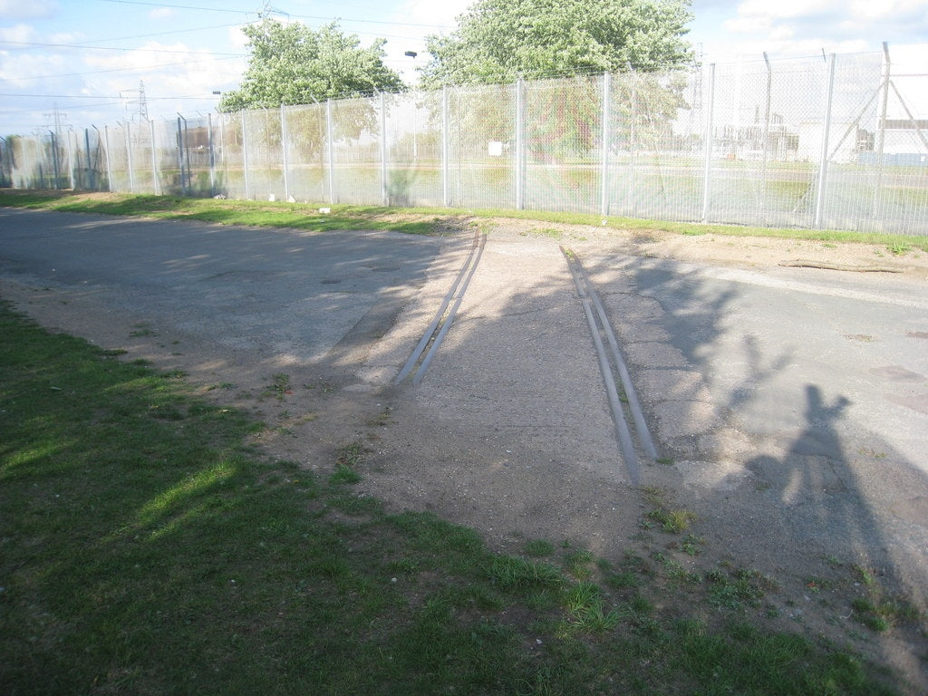 Photo 6x4 Railway remains Keadby The present Keadby Power Station is gas- c2010