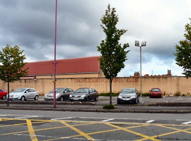 Photo 6x4 Droylsden Football Club The home of Droylsden FC on Market Stre c2010