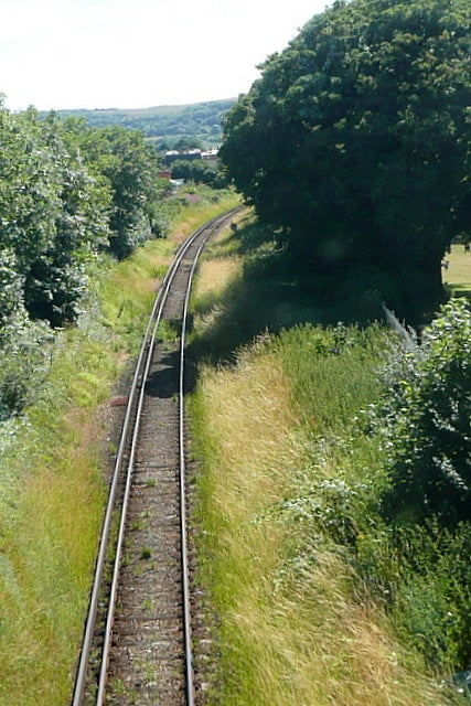 Photo 6x4 Railway line towards Shanklin The view from the top deck of the c2010