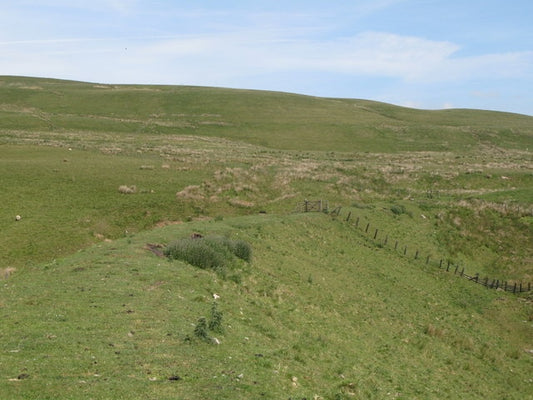 Photo 6x4 Embankment on the former Rookhope-Westgate railway (4) For a &q c2010