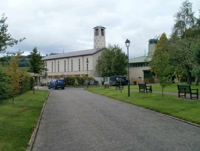 Photo 6x4 Approach road to Wenallt Chapel, Thornhill Cemetery, Cardiff Th c2010