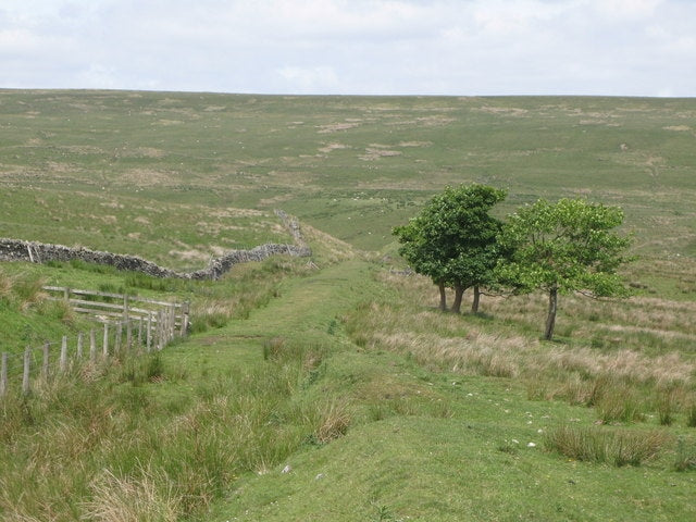 Photo 6x4 Trackbed of the former Westgate-Rookhope railway (8) Brotherlee c2010