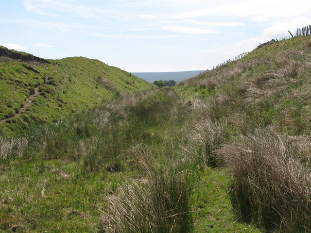 Photo 6x4 Cutting on the former Westgate-Rookhope railway (4) Brotherlee  c2010