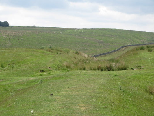 Photo 6x4 Trackbed of the former Rookhope-Westgate railway (6) On the hor c2010