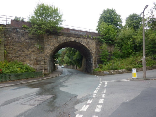 Photo 6x4 Railway bridge over Victoria Road Todmorden  c2010