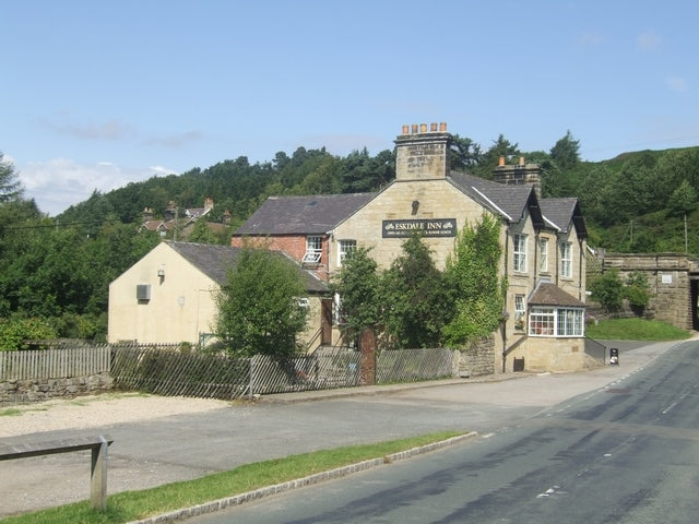 Photo 6x4 Eskdale Inn Castleton\/NZ6808 Between the railway bridge and th c2010