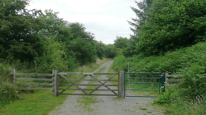 Photo 6x4 Dismantled railway near Tregaron, Ceredigion Looking towards Ab c2010