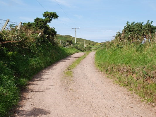 Photo 6x4 Road to High Tirfergus Drumlemble View from the bend by Highfie c2010