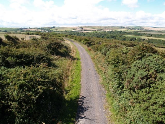 Photo 6x4 Disused Railway Line near Runswick Bay Runswick Bay\/NZ8016 Thi c2010