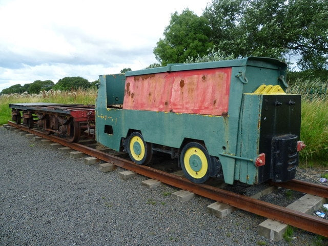 Photo 6x4 Colliery train exhibit, Scottish Railway Exhibition Bo'ness The c2010